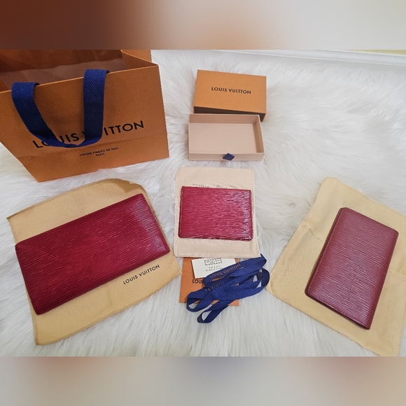 ❤️🎉HOST PICK🎉❤️Louis Vuitton Red Epi bundle (Rare! Good condition!) - Picture 3 of 17